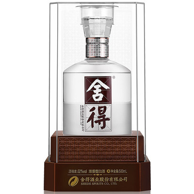 品味時光之釀——沱牌水晶舍得52度濃香型單瓶裝深度解析